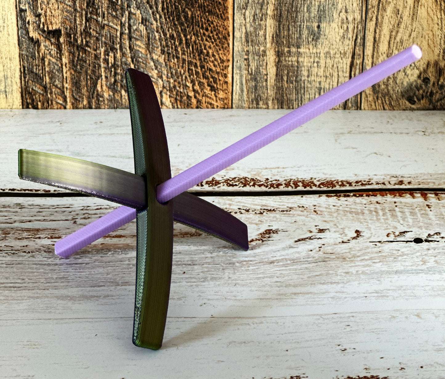 Beginner Turkish Drop Spindle Kit ~ Purple and Yellow