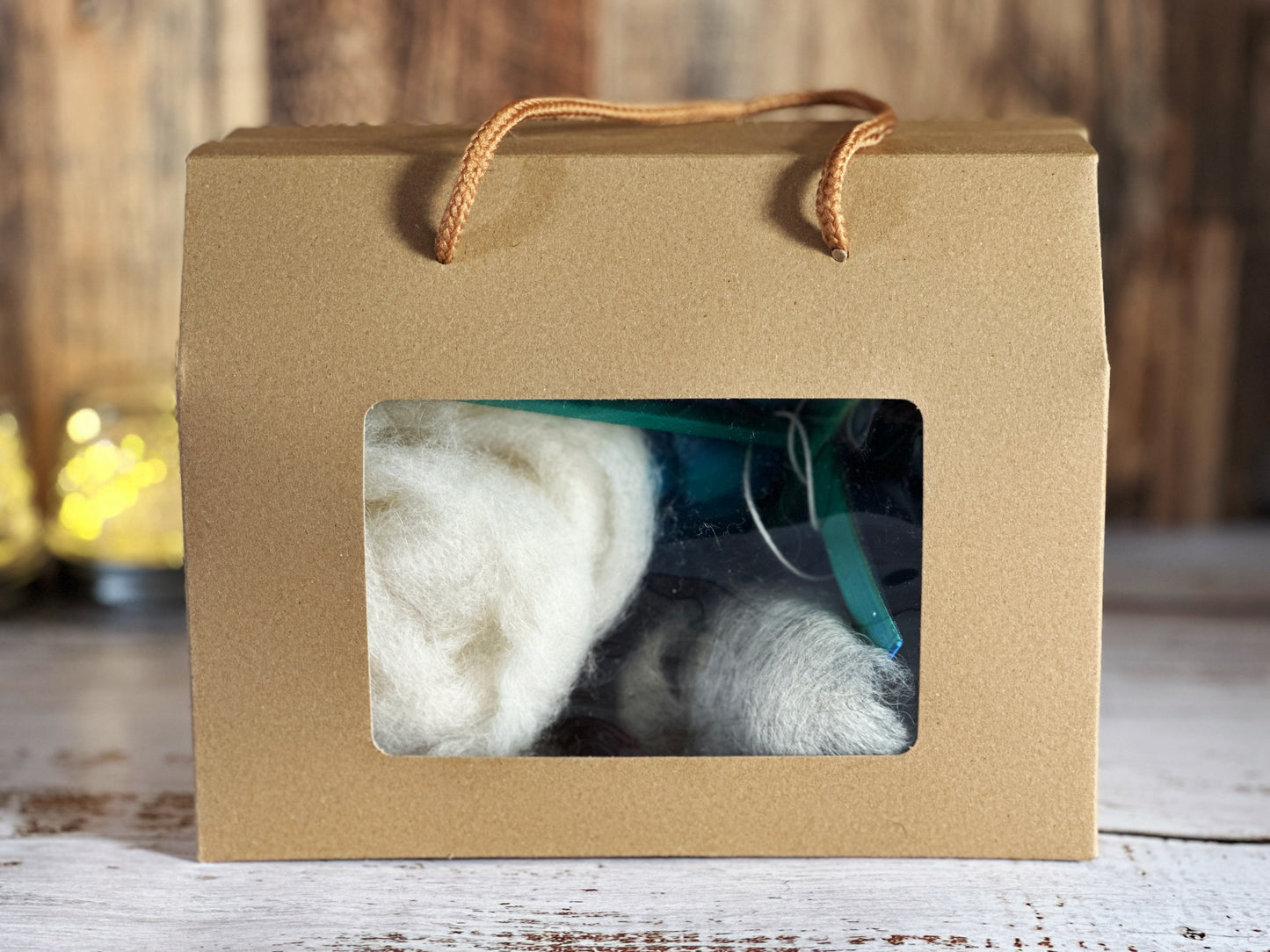 Beginner Turkish Drop Spindle Kit ~ Teal and Purple