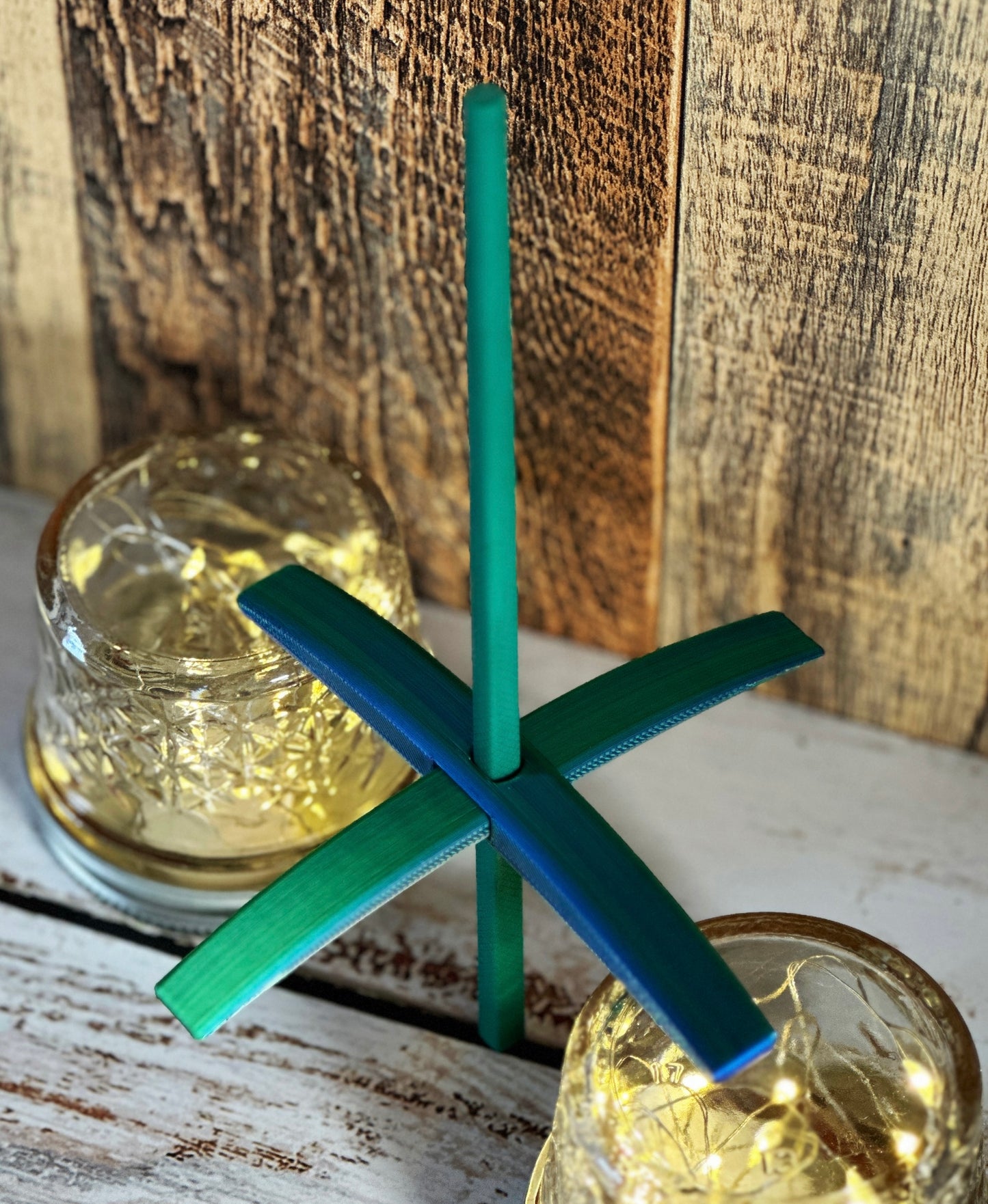 Beginner Turkish Drop Spindle Kit ~ Teal and Purple