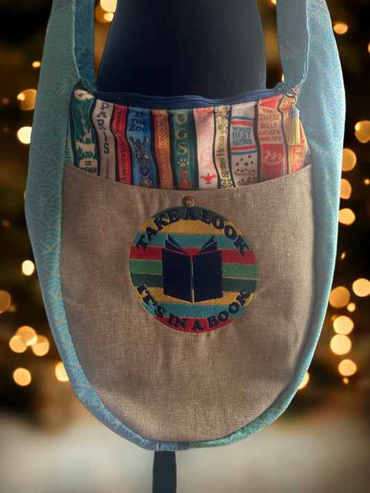 Take a Look In and Book Boho Crossbody Bag