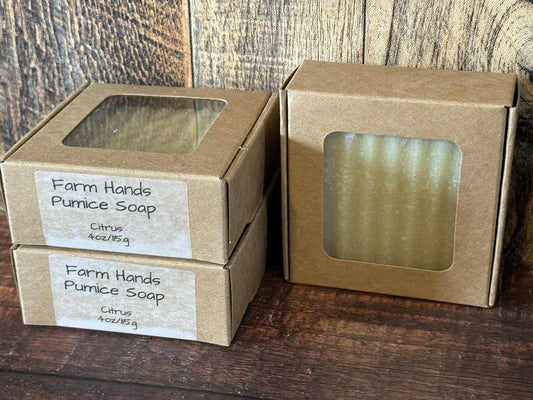 Citrus Scented Farm Hands Pumice Soap