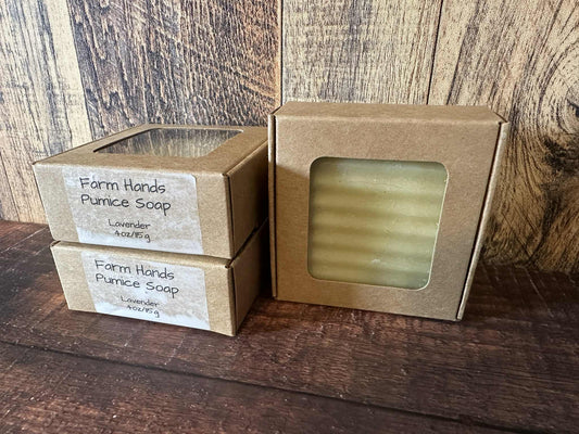 Lavender Scented Farm Hands Pumice Soap