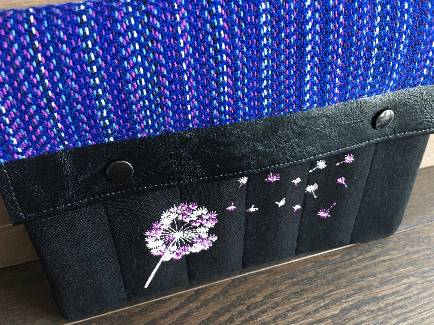 Rainbow Dandelions Regular Crochet Hook Wallet and Organizer