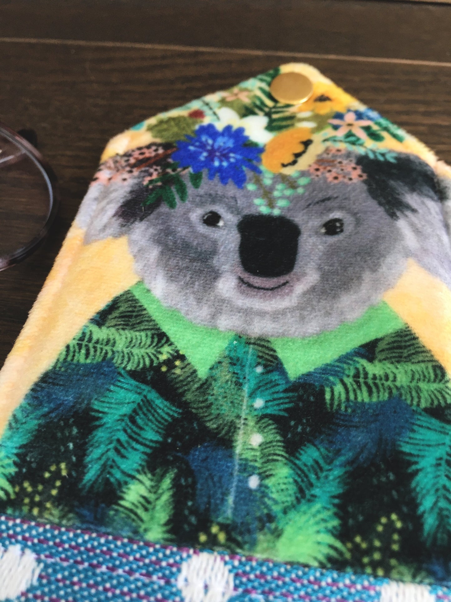 Botanical Beasts Koala Padded Glasses Case