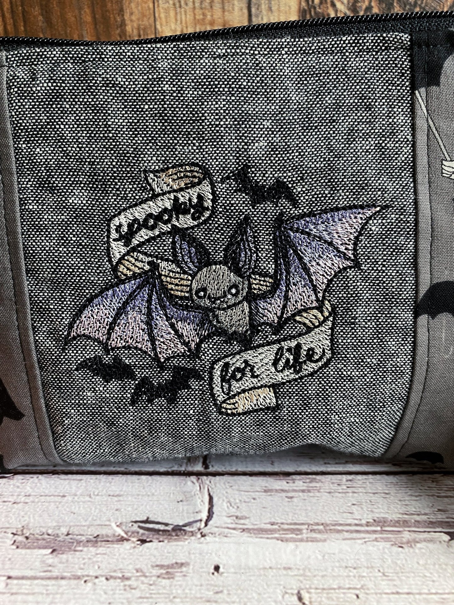 Spooky for Life Grab-and-Go Zipper Bag