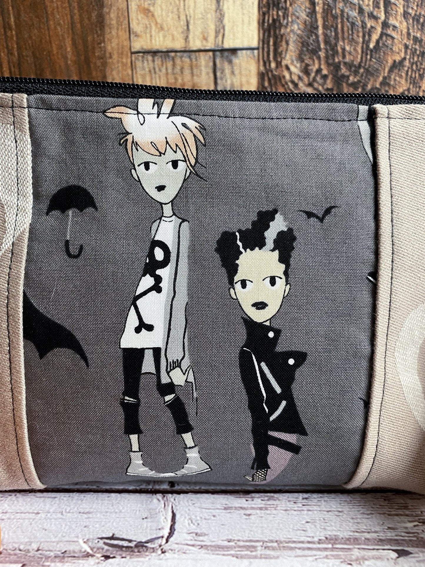 Spooky for Life Grab-and-Go Zipper Bag