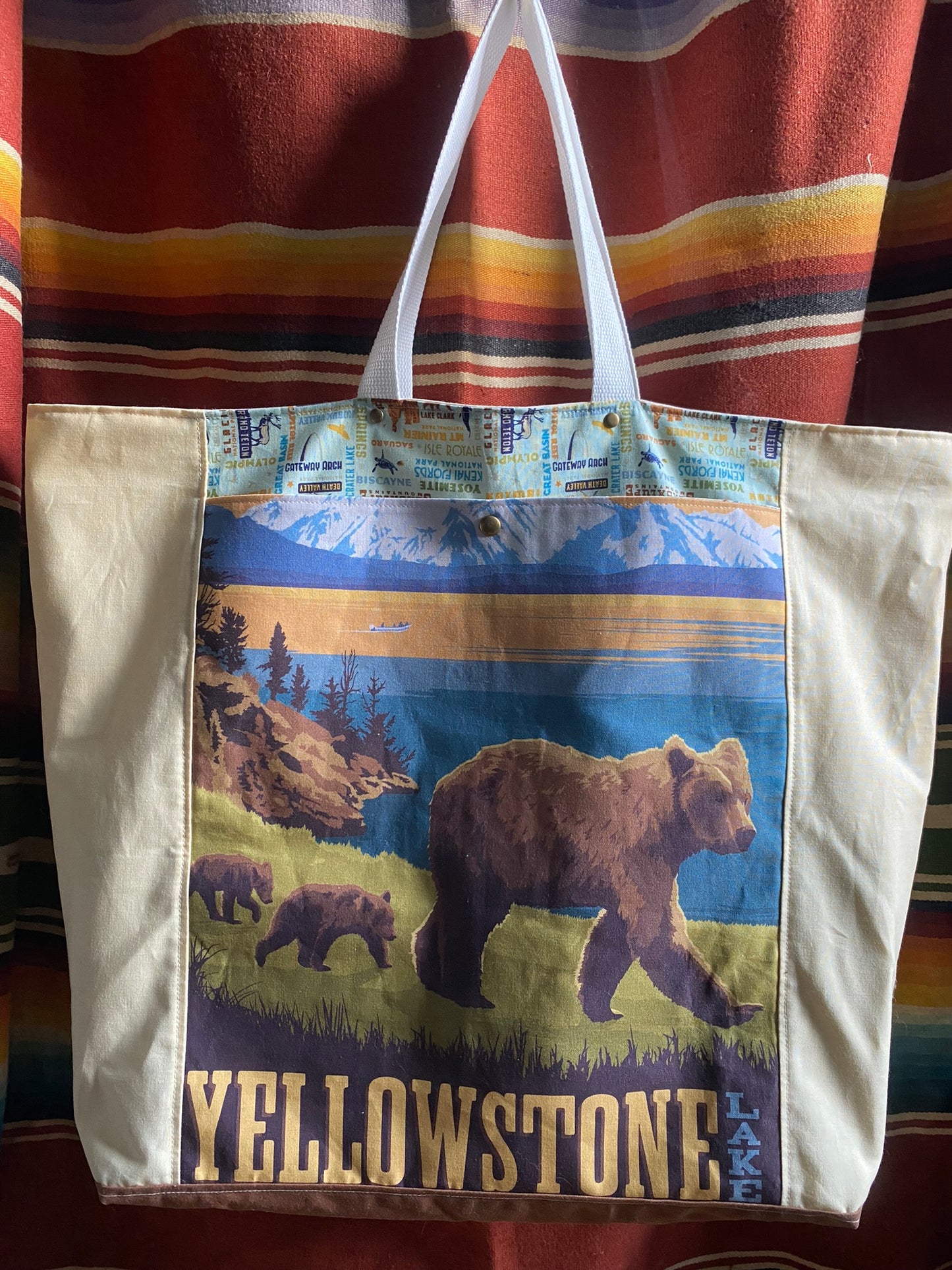 Extra Large and Lightweight Project or Festival Bag - Yellowstone NP #3
