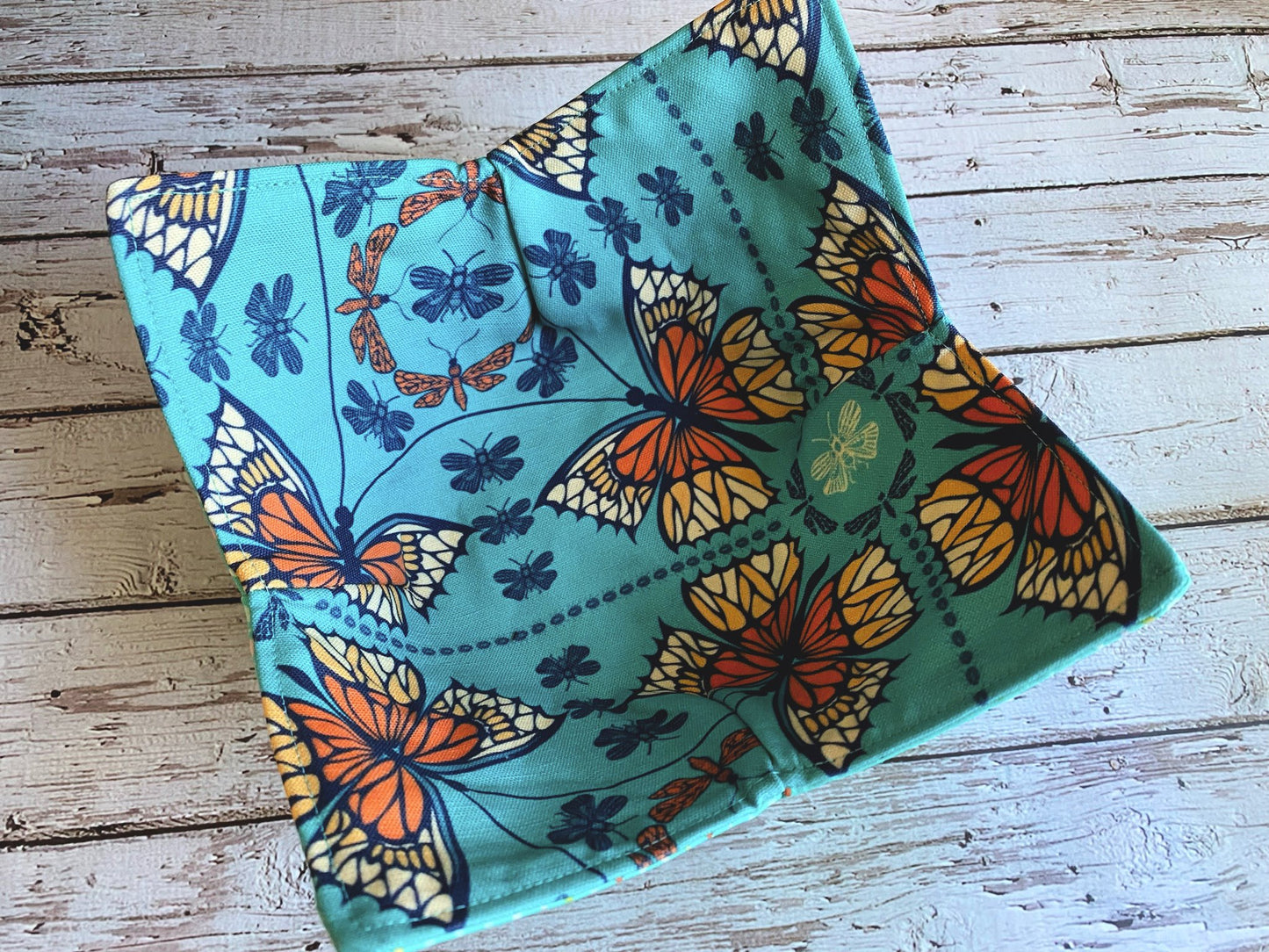 Beautiful Butterflies Linen and Cotton Bowl Cozy