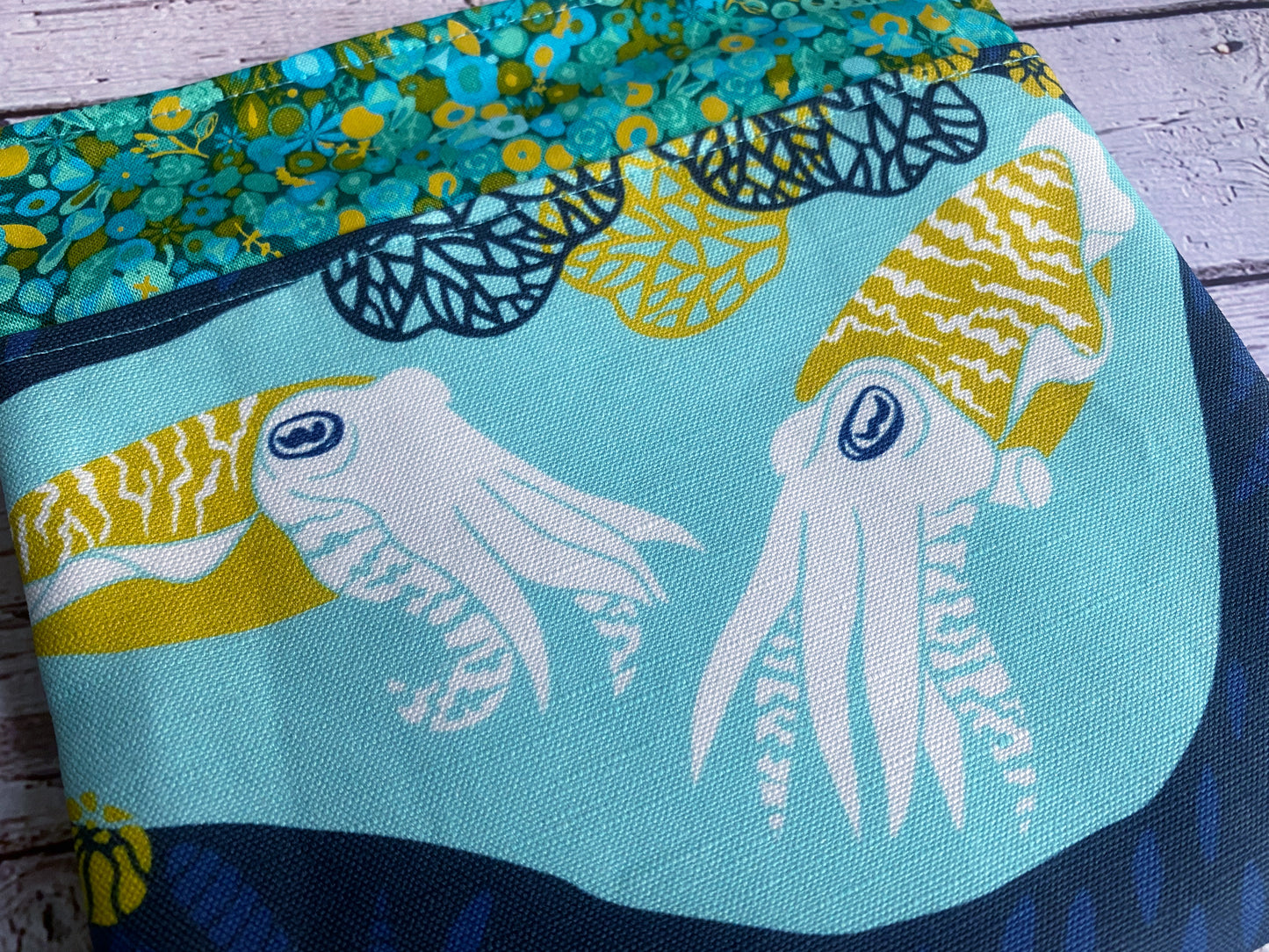 Cephalopoda Cotton and Linen Hot Pad