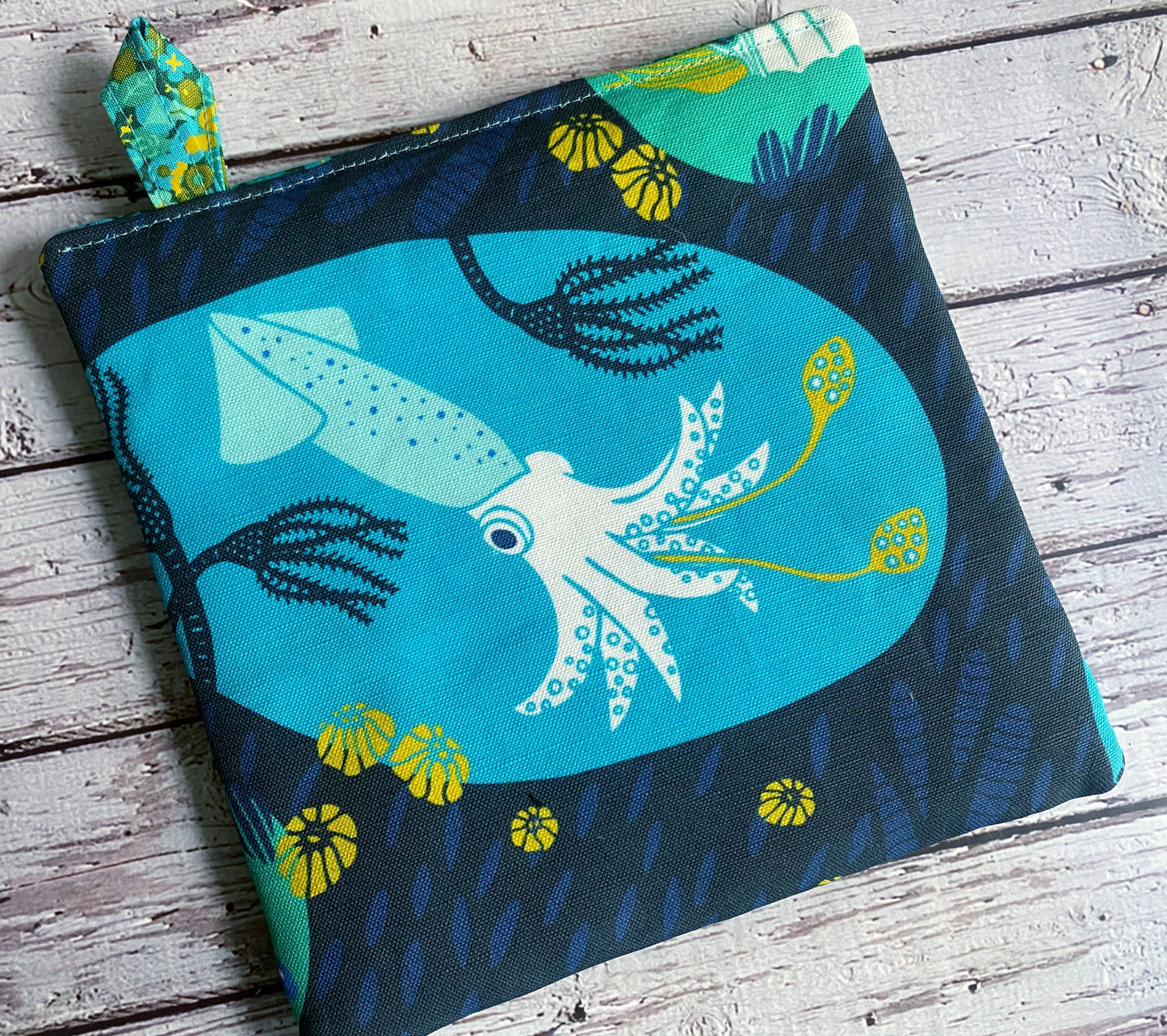 Cephalopoda Cotton and Linen Hot Pad