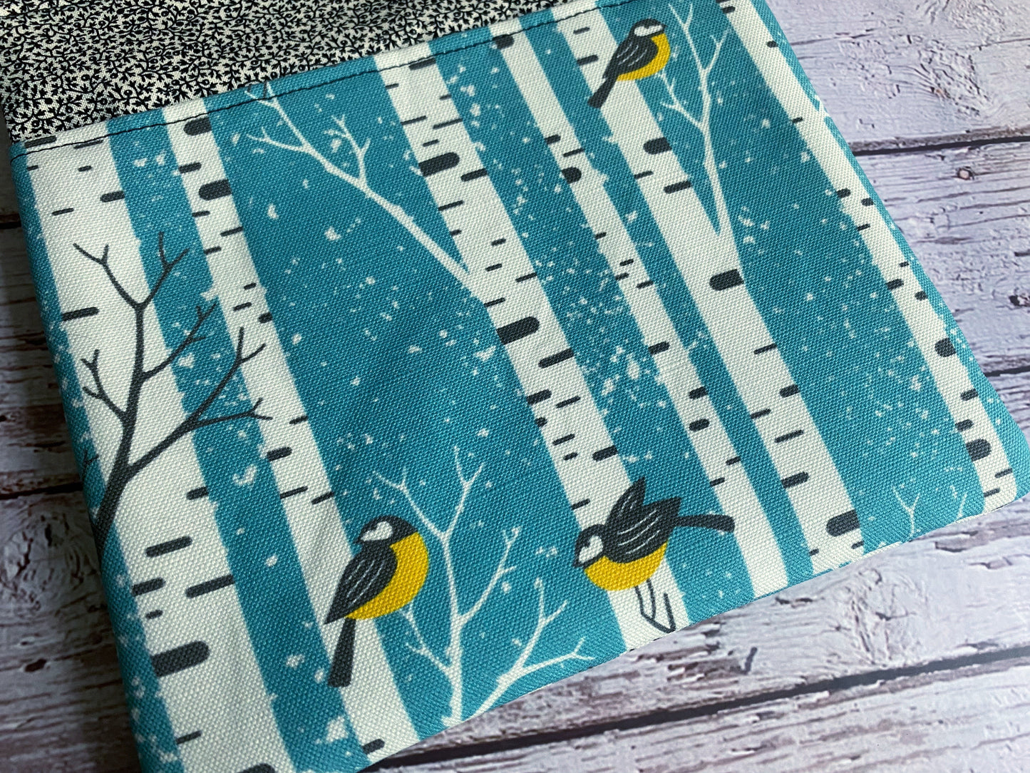 Birches and Birds Cotton and Linen Hot Pad