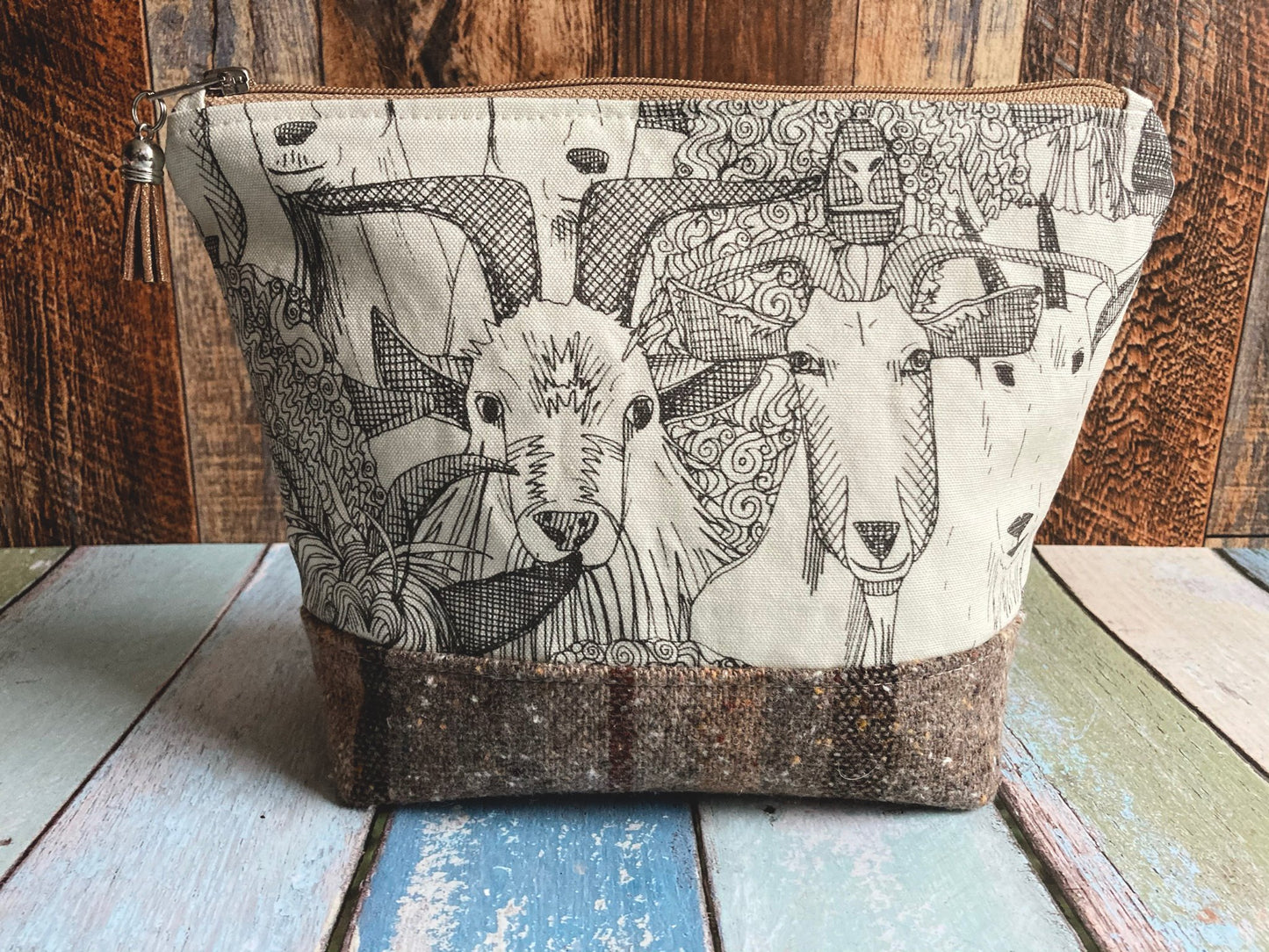 All The Goats Project or Cosmetic Bag