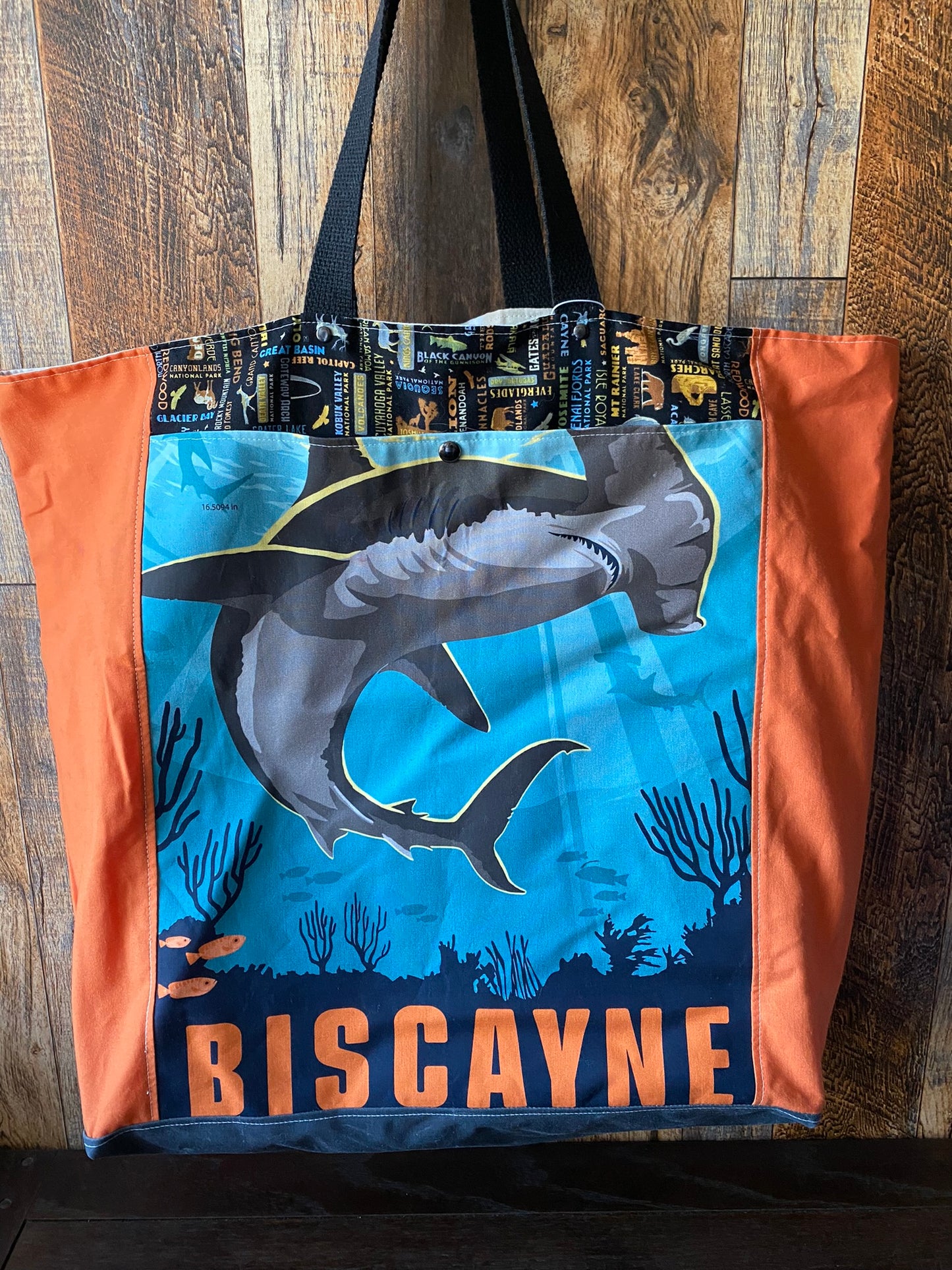 Extra Large and Lightweight Project or Festival Bag - Bay of Biscayne