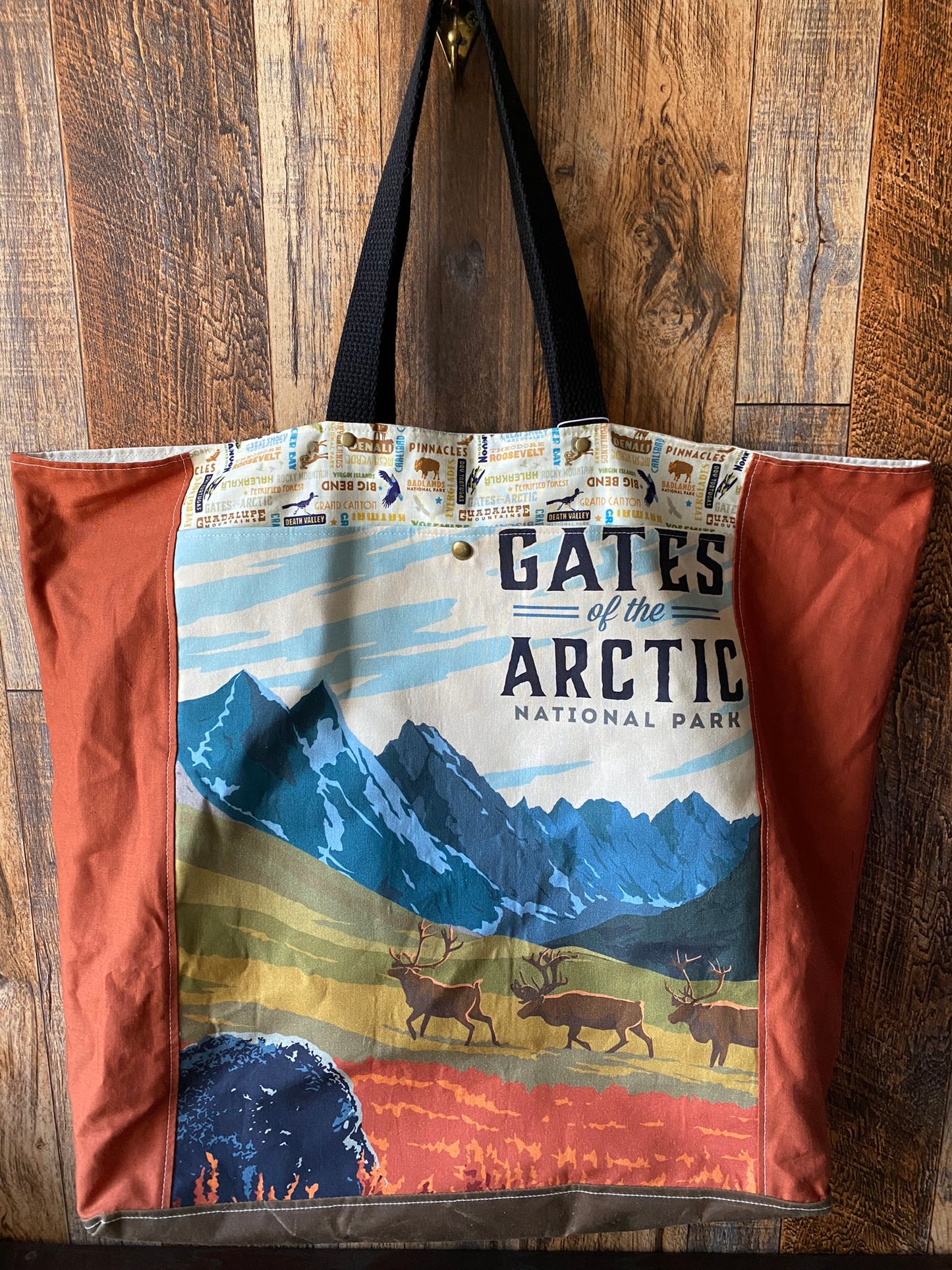 Extra Large and Lightweight Project or Festival Bag - Gates of the Arctic