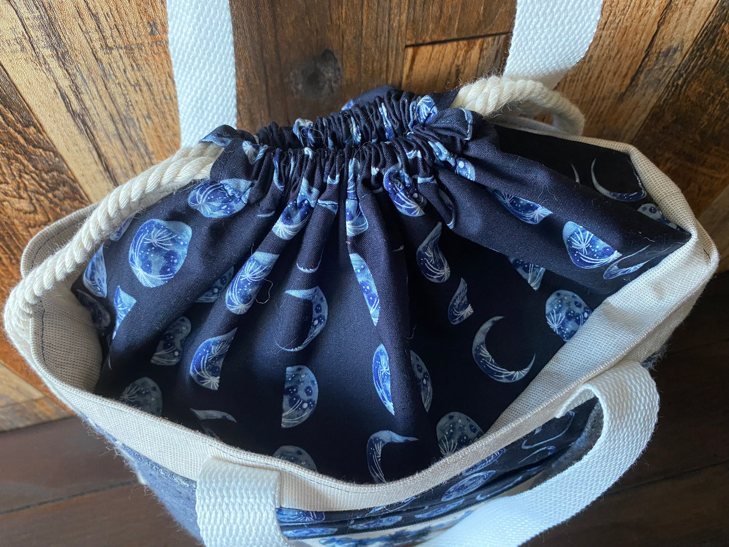 Lunar Phases Medium Firefly Project Bag