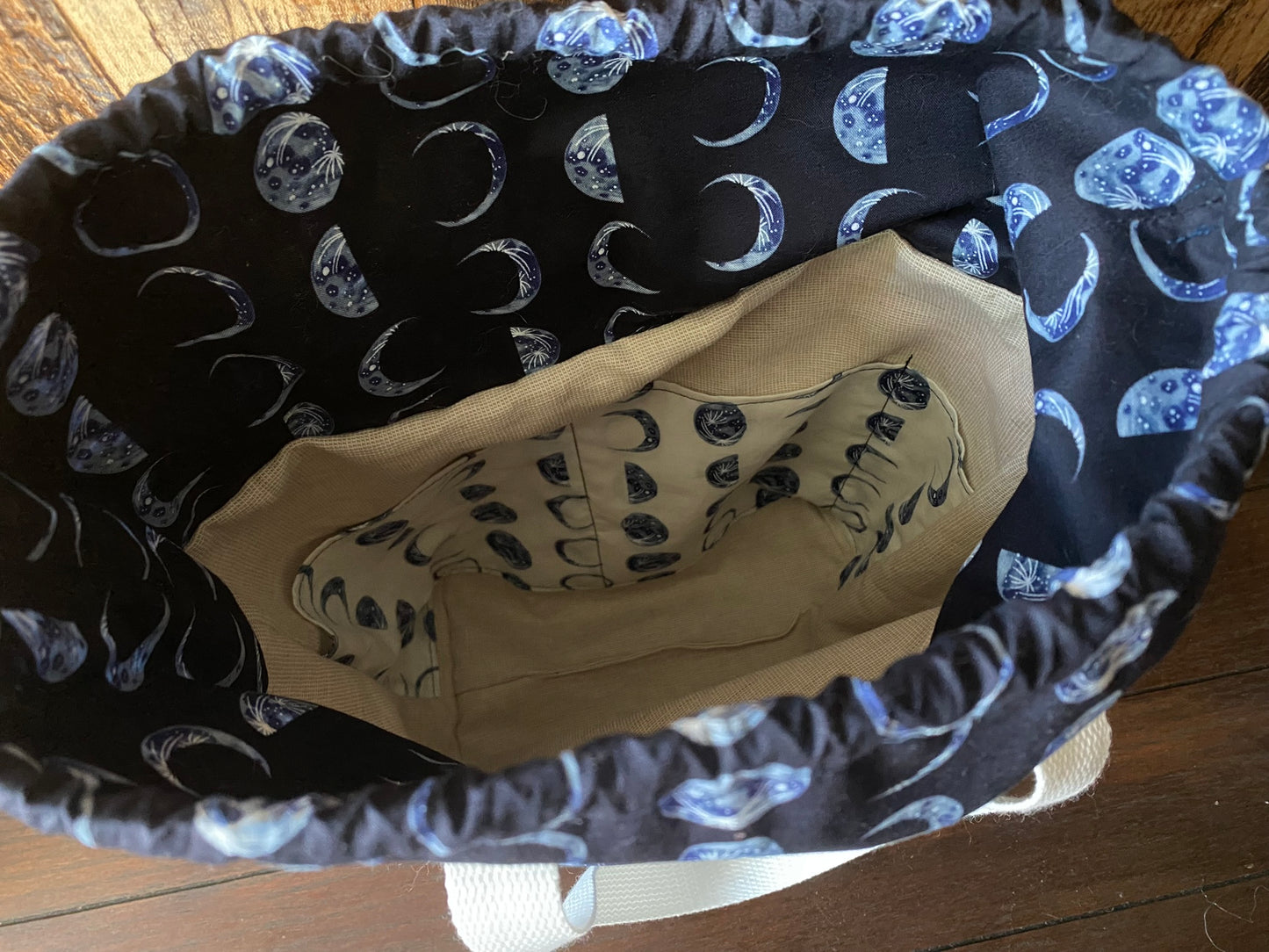 Lunar Phases Medium Firefly Project Bag