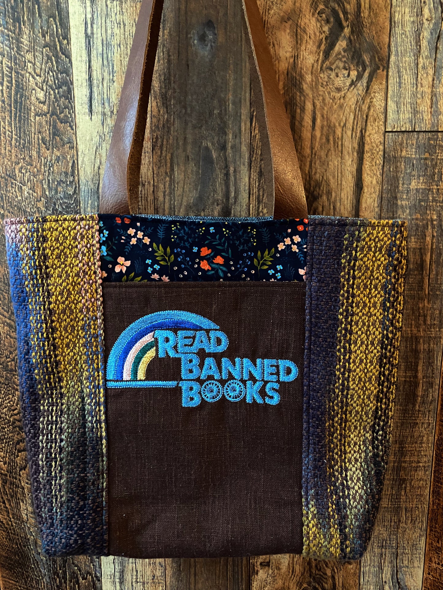 Belle Bleu Read Banned Books Library Tote Bag