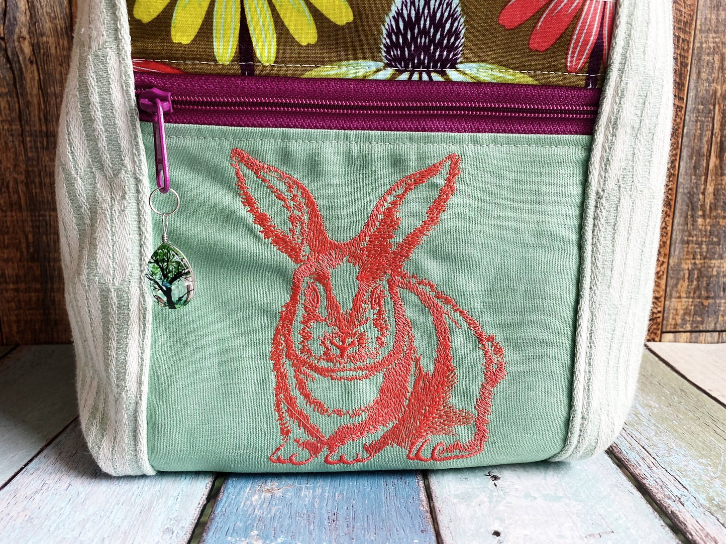 Fuzzy Bunny Medium Firefly Project Bag