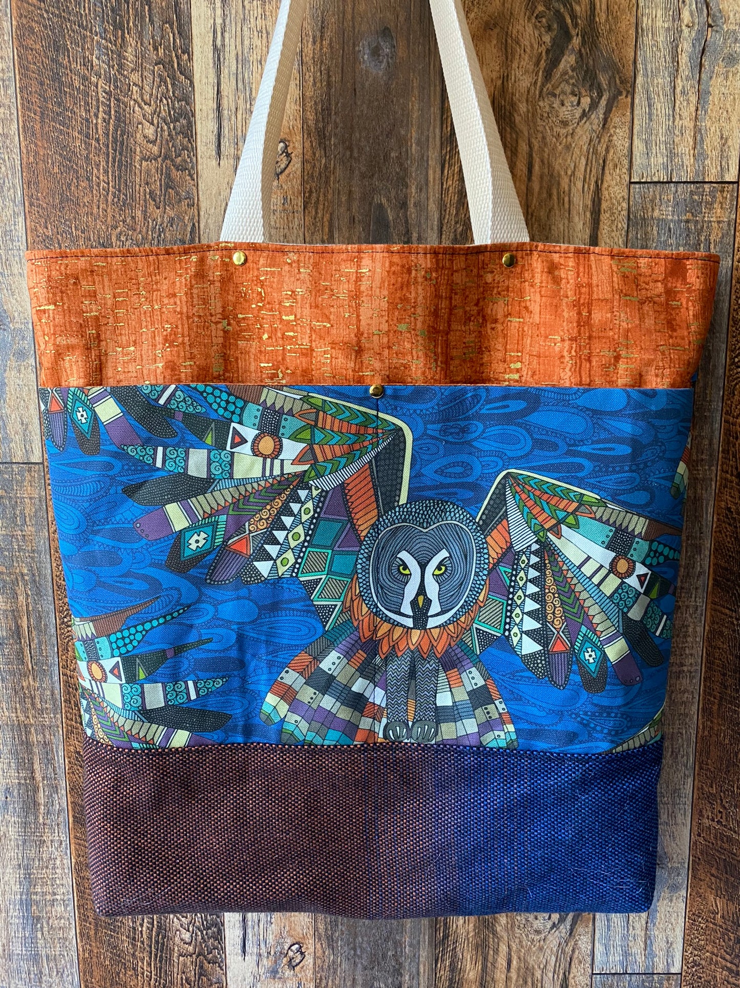 Large Owl Tote