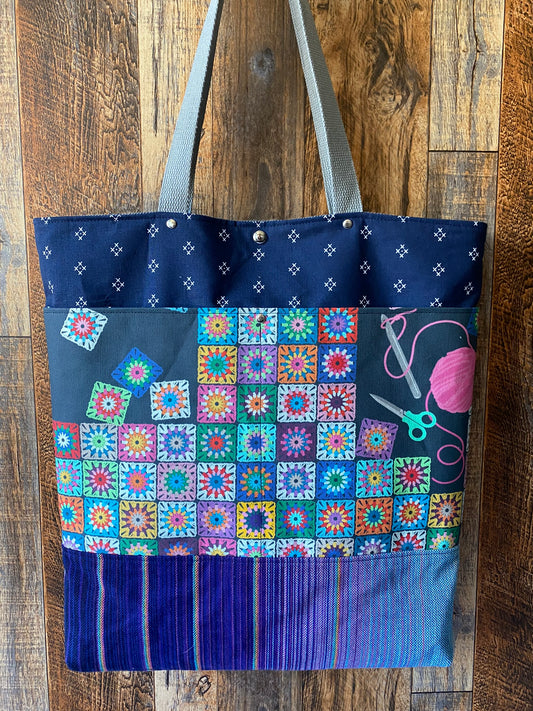 Large Granny Squares Tote