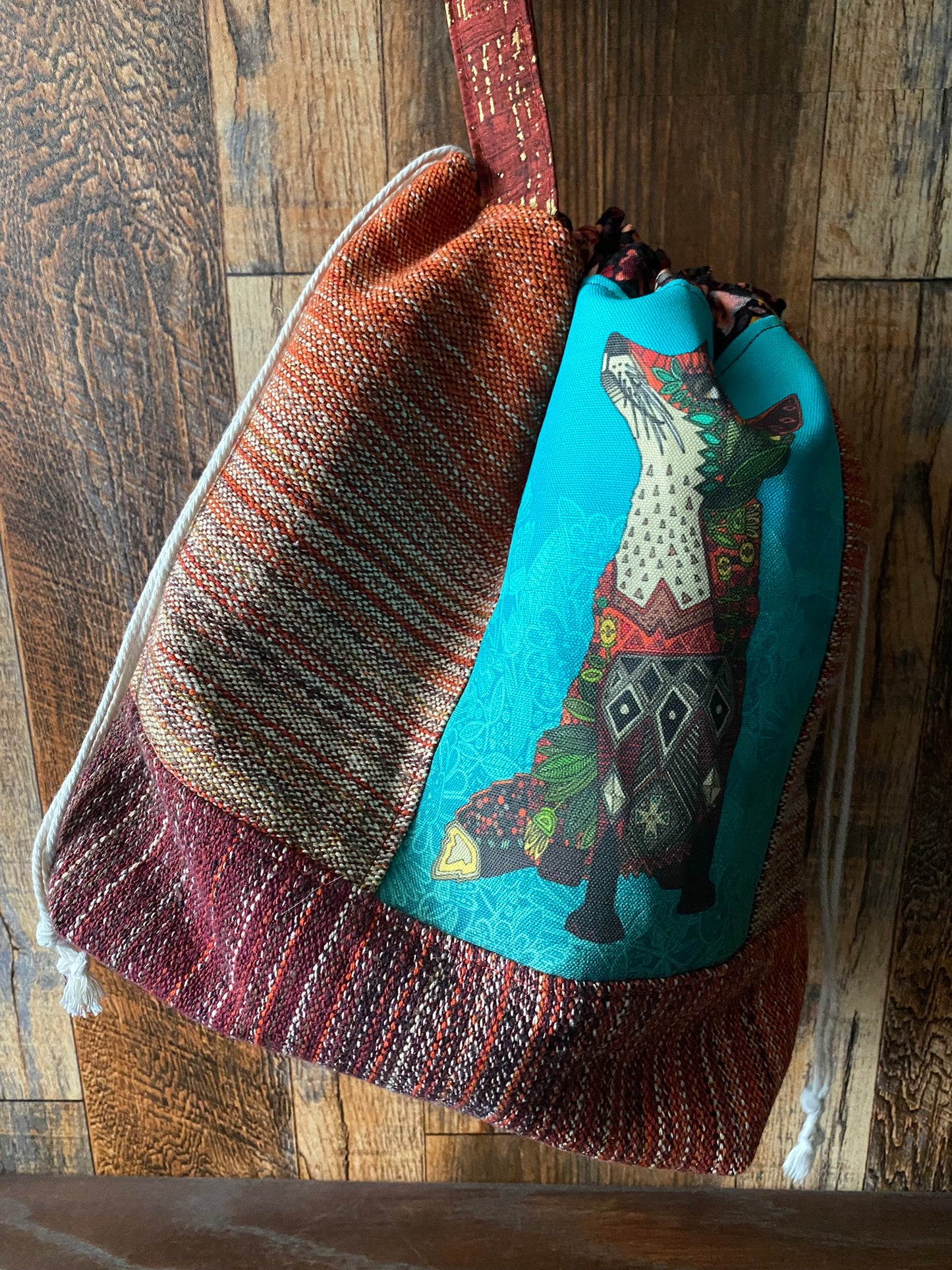 Meadow Foxes Large Project Bag