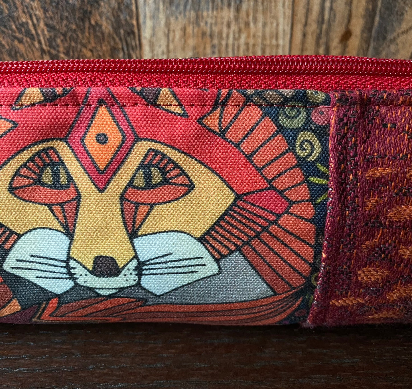 Forest Foxes Long and Lean Zipper Bag