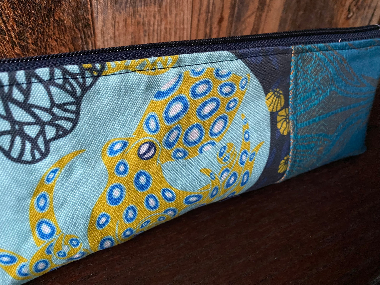 Cephalopods Long and Lean Zipper Bag