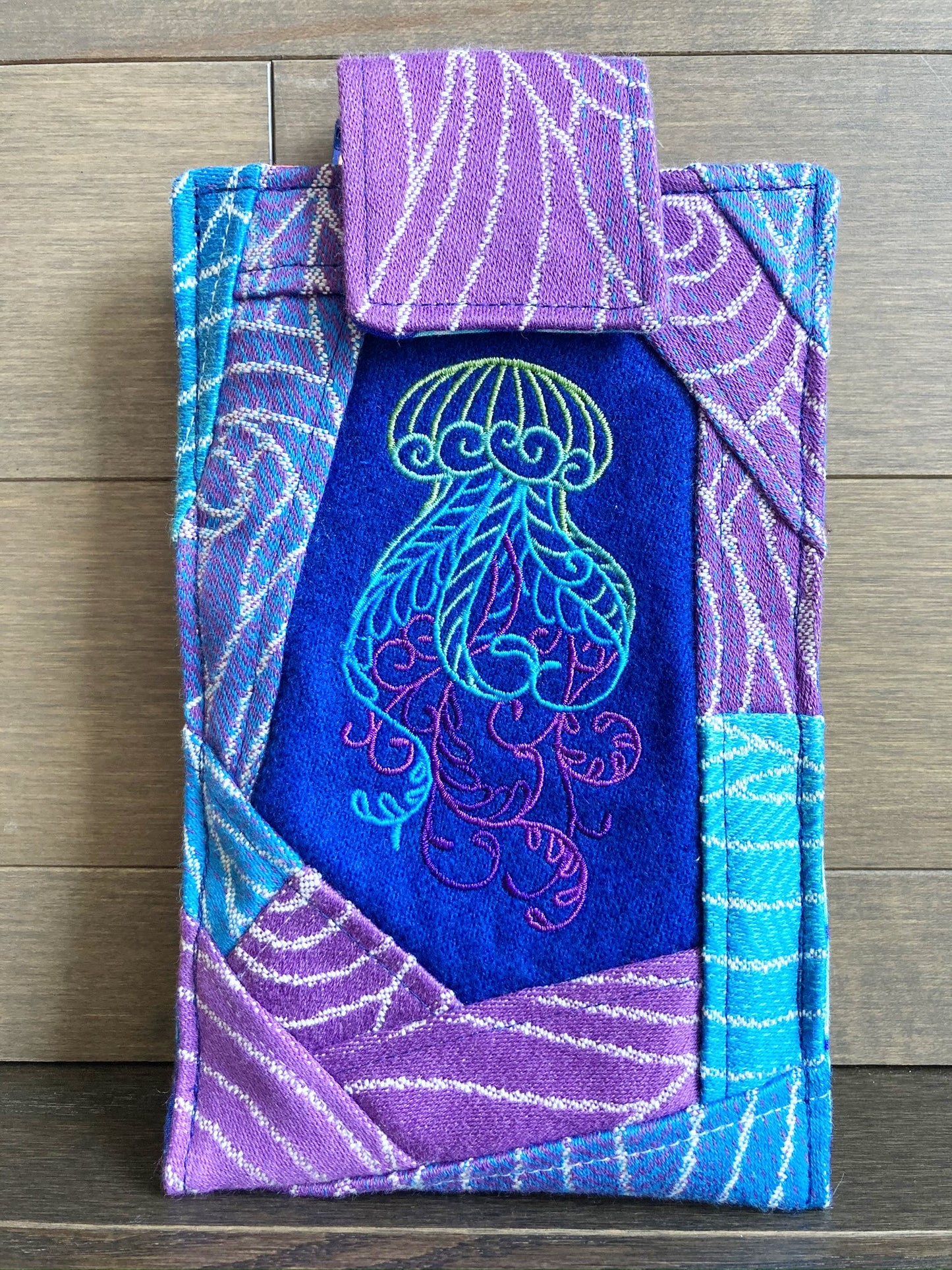 Jellyfish Phone Pouch with Internal Card Pocket