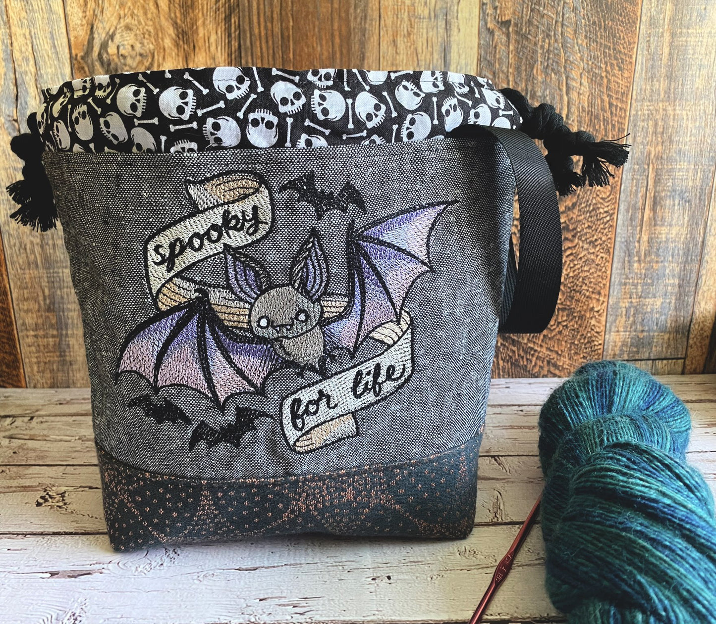 Spooky for Life Small Project Bag