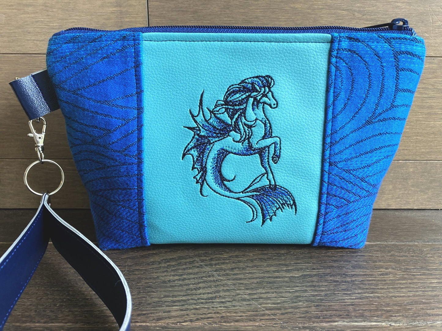 Hippocampus Grab-and-Go Zipper Bag