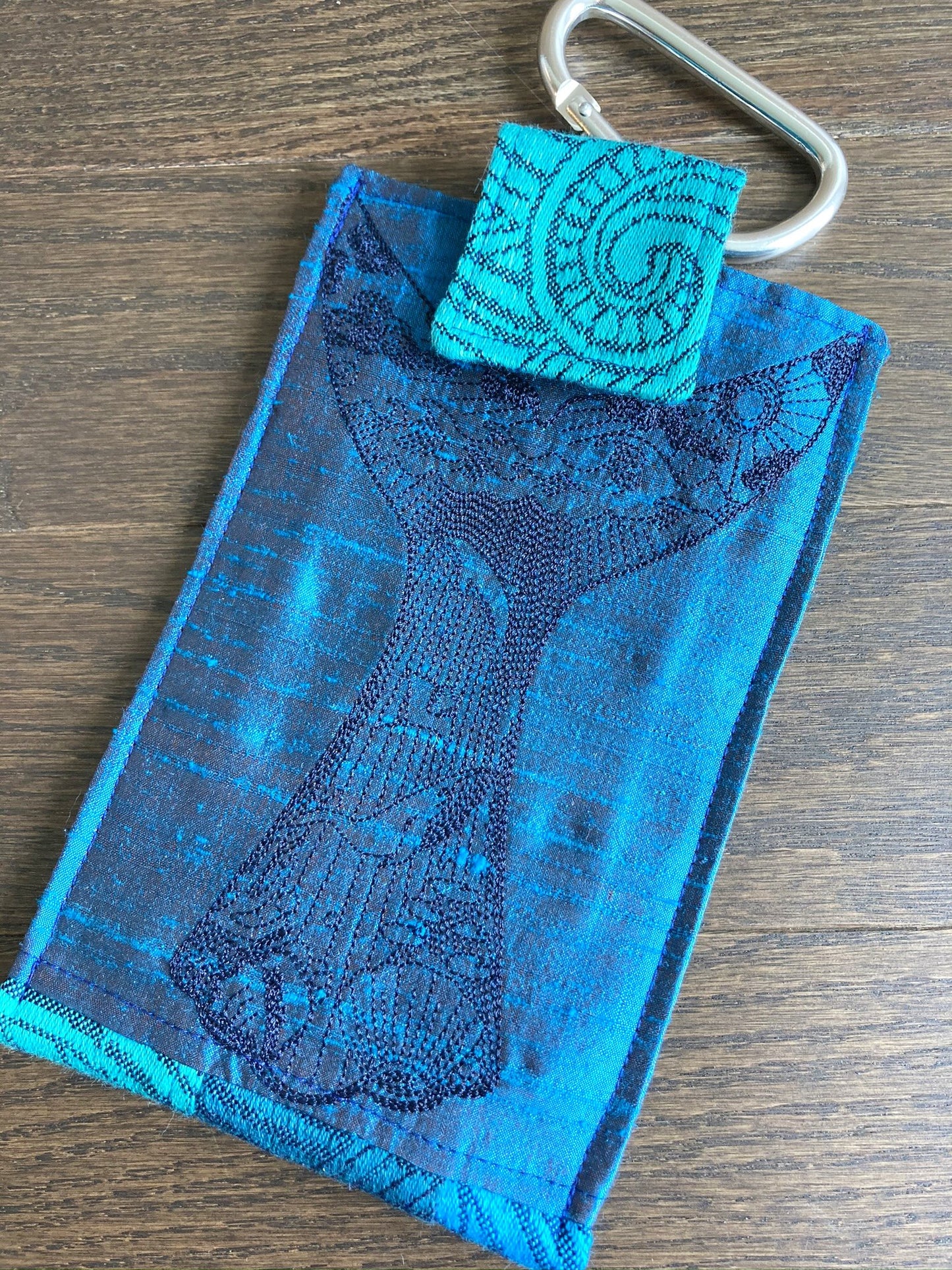 Whale Tail Phone Pouch with Internal Card Pocket