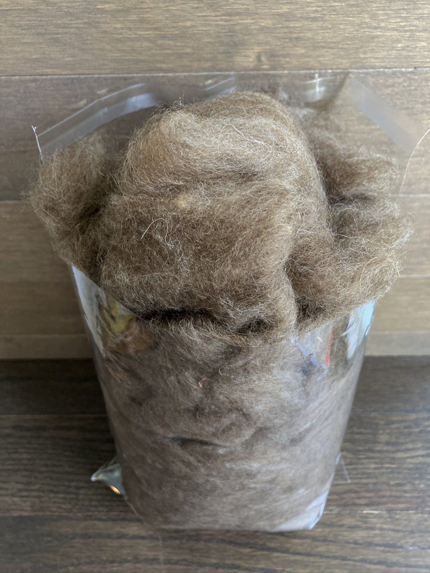 100% Shetland Wool Roving in Warm Brown ~ 4 oz ~ Shave Em 2 Save Em